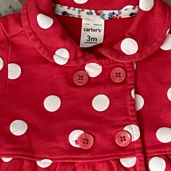 #010D, Carter’s jacket, size 3 mo, absolutely adorable - Picture 3 of 4